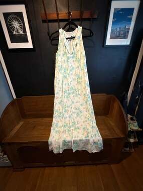 Lord & Taylor Vintage Floral Maxi Nightgown